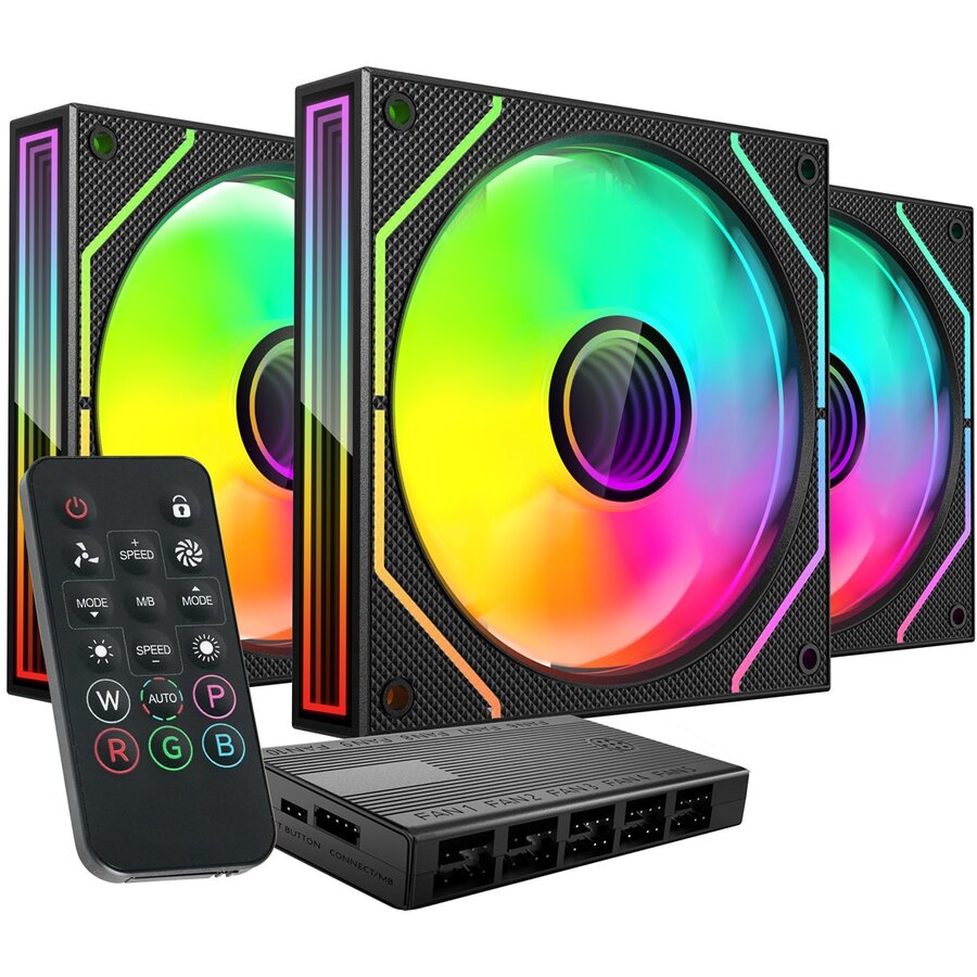 Oferte la Ventilator Mars Gaming MF3DPROKIT Negru