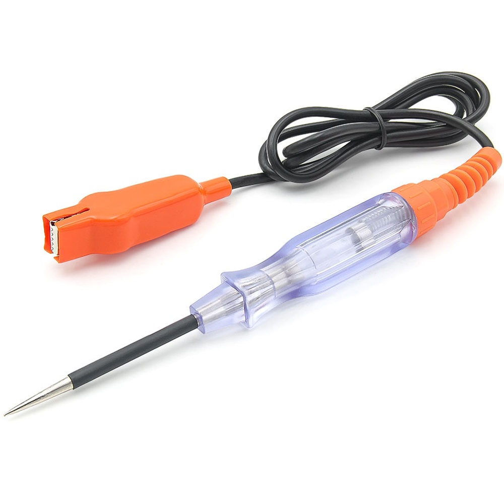 Oferte la Lampa tester circuite auto Techstar 85076A , 6–24V DC, LED polaritate rosu/verde, sonda metalica, clema crocodil, siguranta fuzibila, pentru auto/moto/camioane