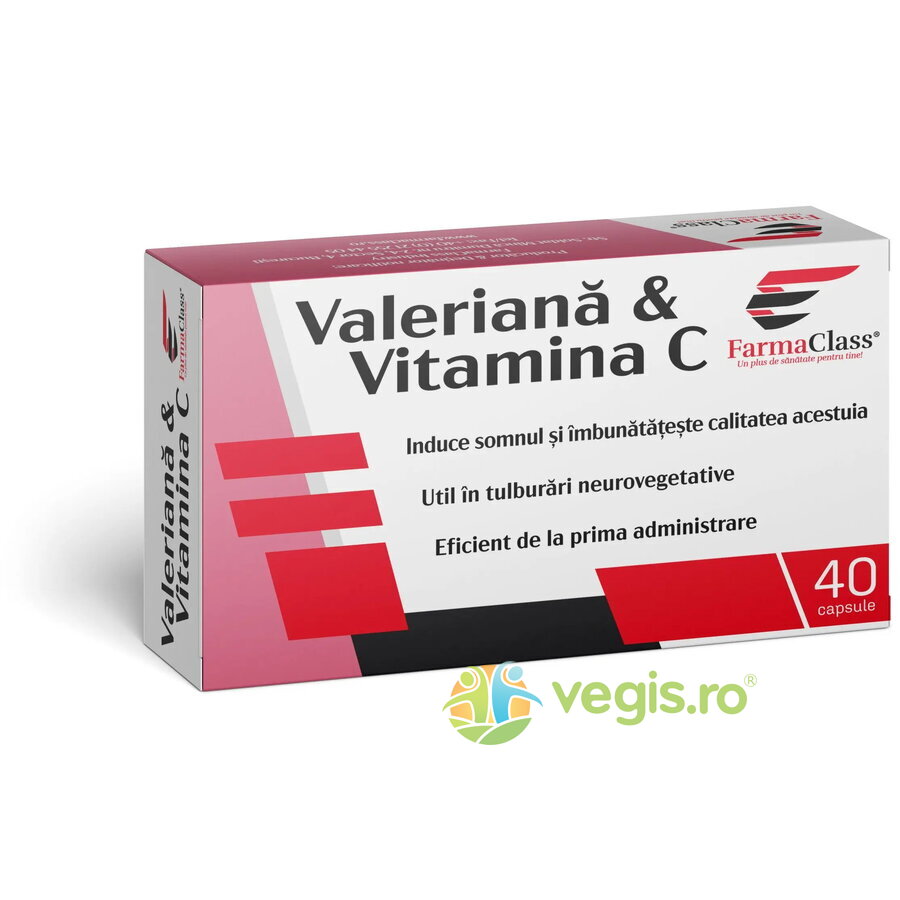 Oferte la Valeriana si Vitamina C 40cps