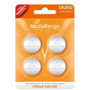Oferte la MediaRange Lithium Cion Cells, CR2032/3v Pack 4