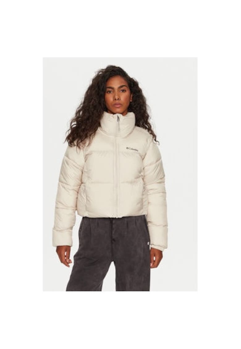 Geaca dama - 303982638 - Nylon - Bej - Bej