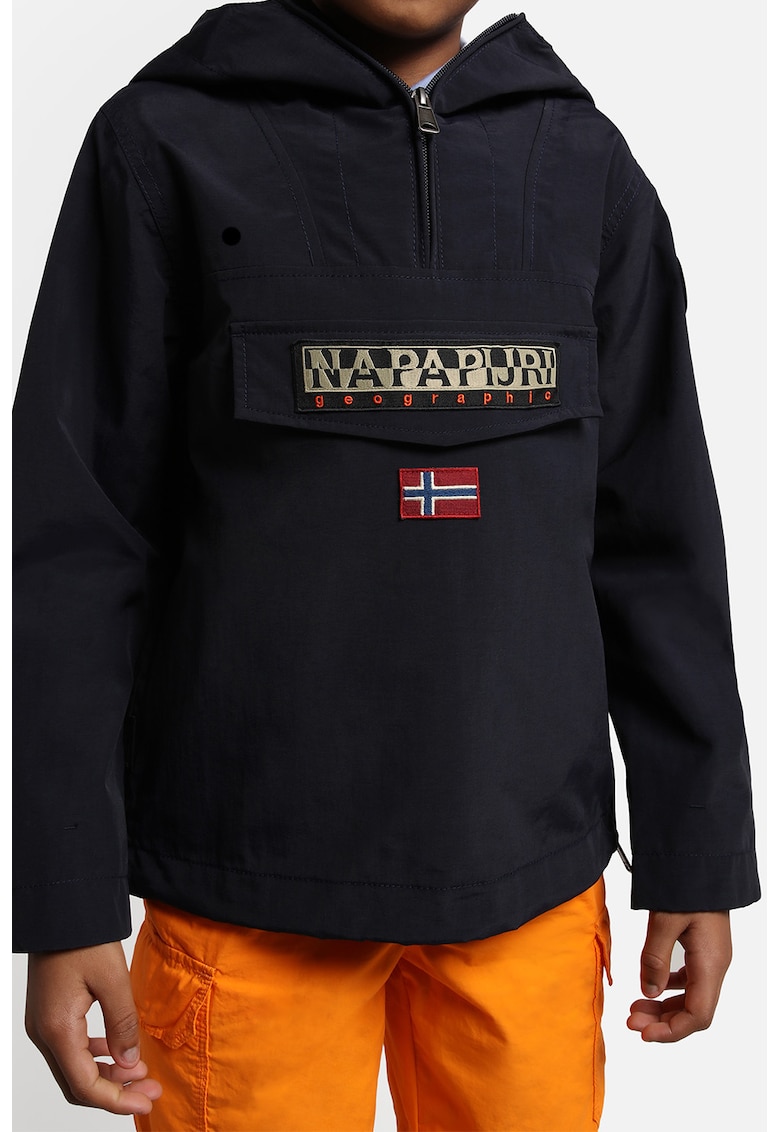 Jacheta cu gluga fara inchidere - Bleumarin