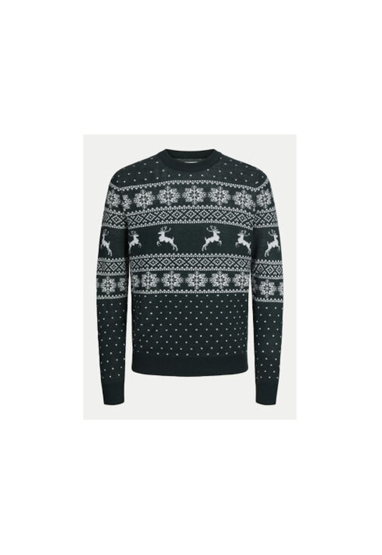 Pulover baieti - 304523052 - Acril - Verde - Verde