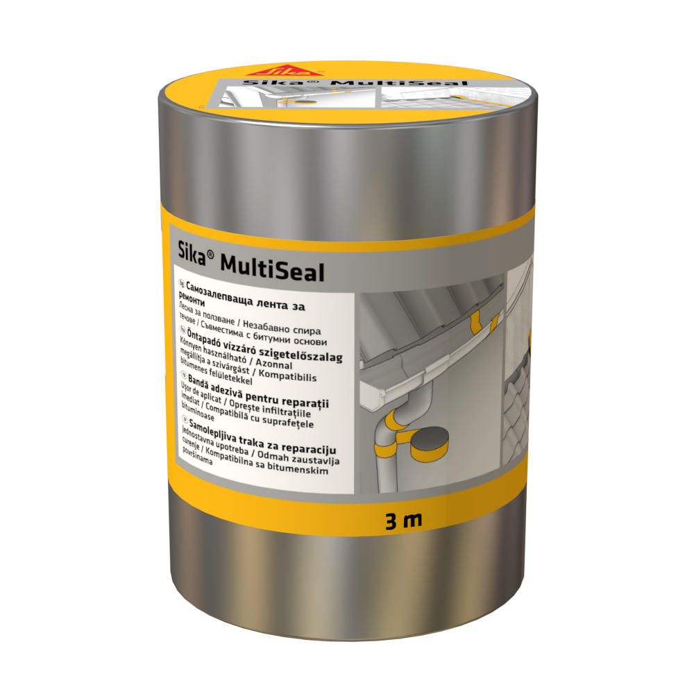 Oferte la Banda bituminoasa autoadeziva pentru etansare Sika MultiSeal, aluminiu, 3 m x 200 mm
