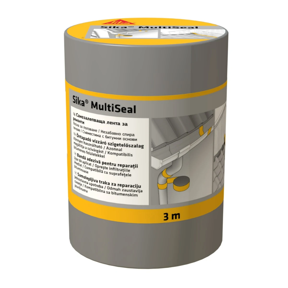Oferte la Banda bituminoasa autoadeziva pentru etansare Sika MultiSeal, gri, 3 m x 200 mm
