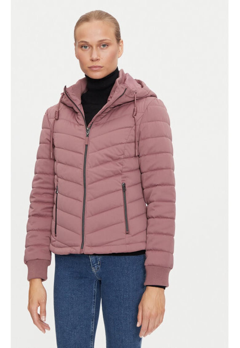 Geaca dama - 304436949 - Poliester - Roz - Roz