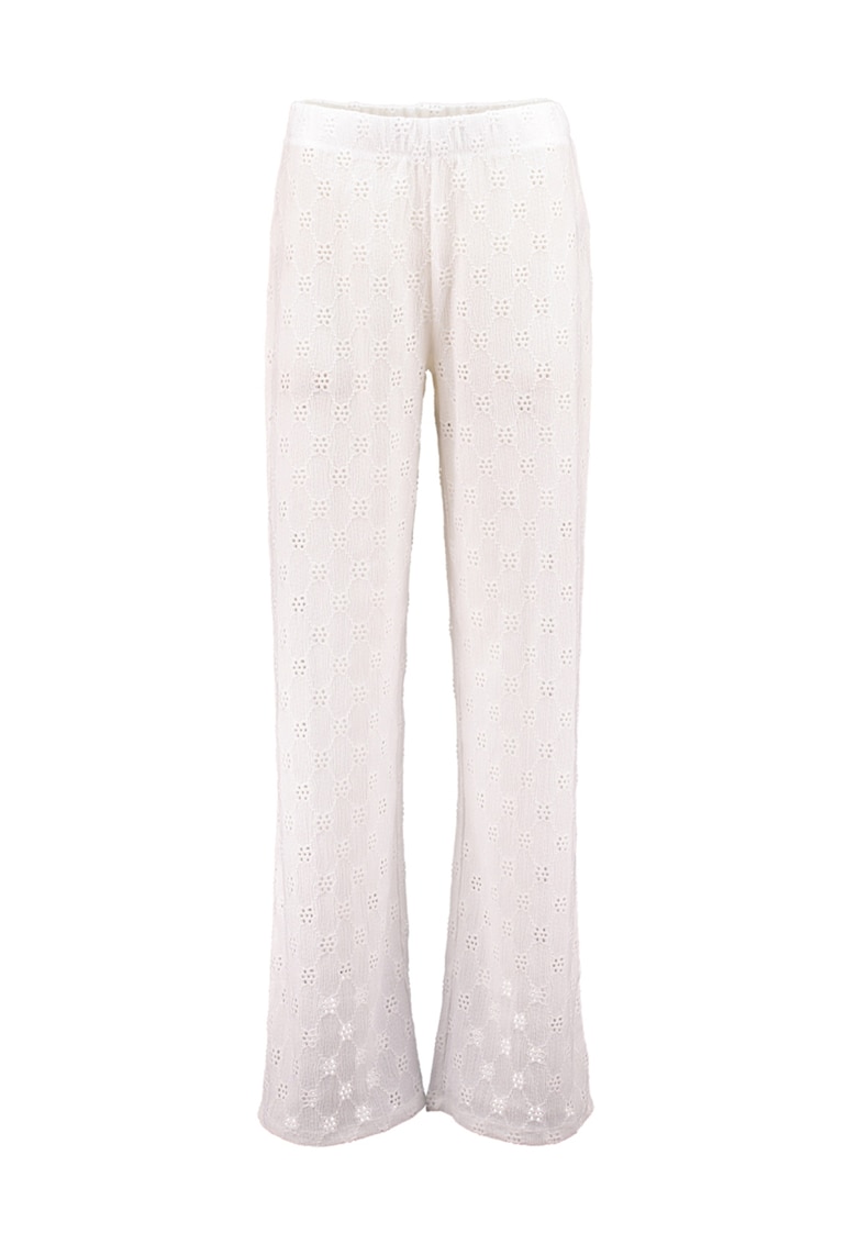 Oferte la Pantaloni cu perforatii - Alb murdar