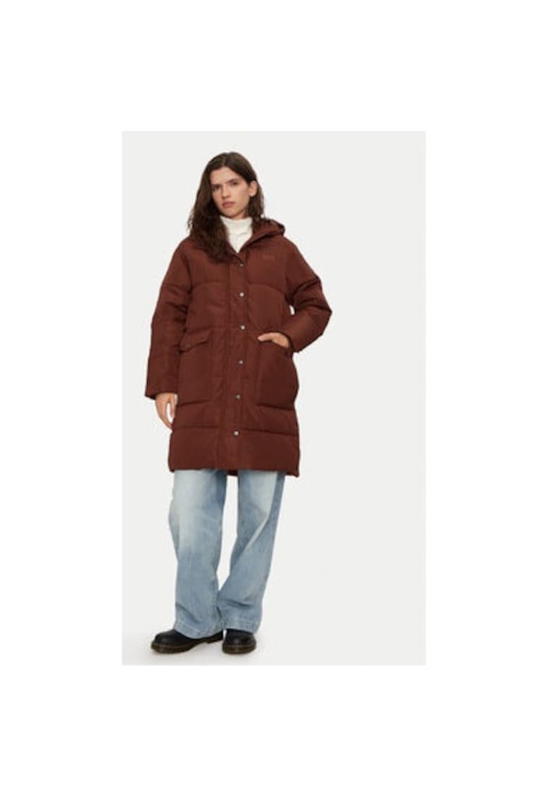 Geaca dama - 304998256 - Poliester - Maro - Maro