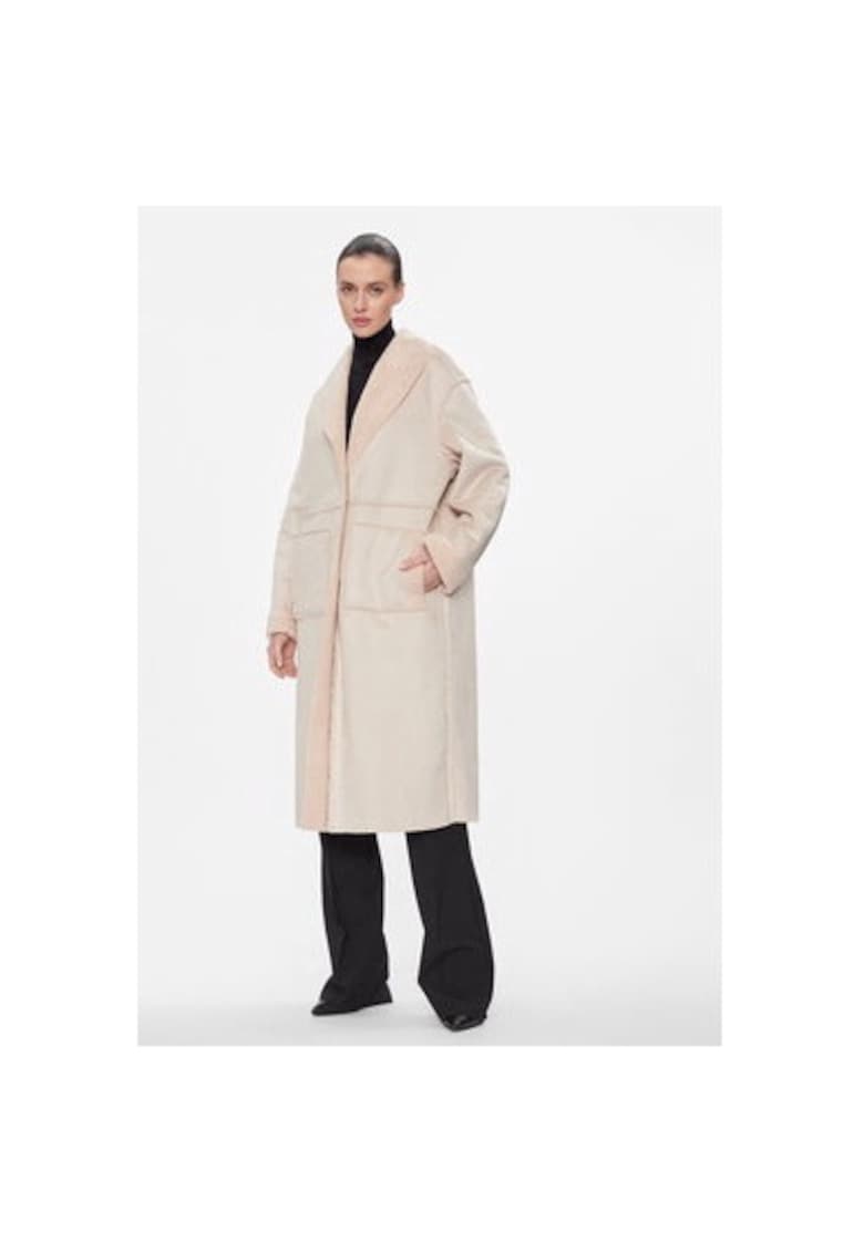Oferte la Cojoc dama -  303366360 - Piele ecologica - Bej - Bej