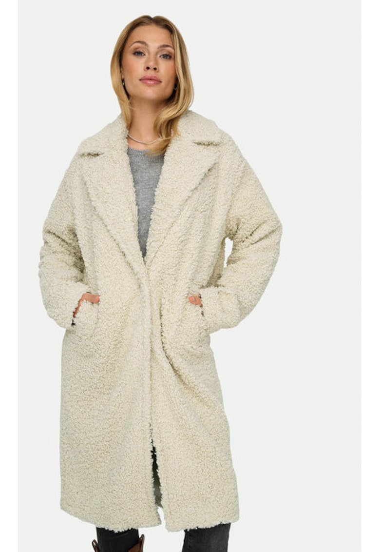 Cojoc dama - 304498824 - Poliester - Bej - Bej