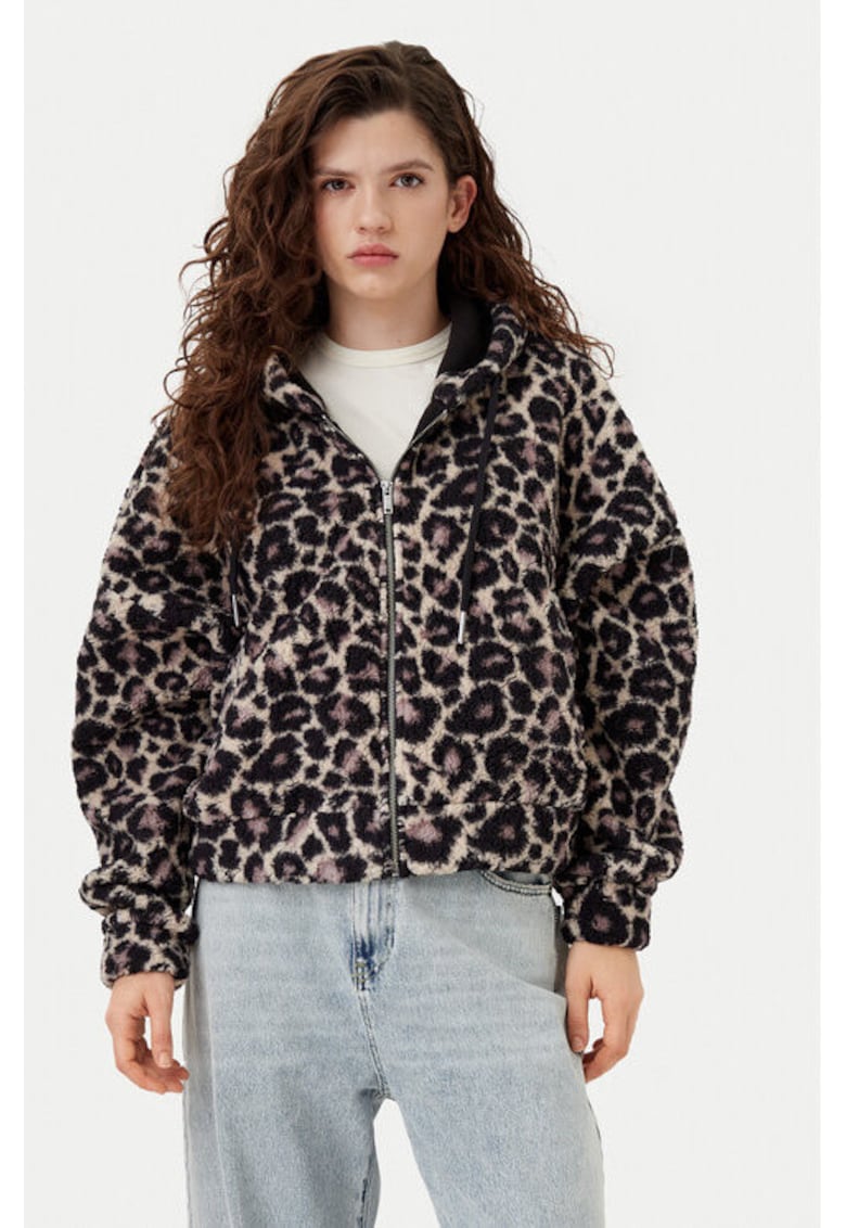 Geaca dama - 304808159 - Poliester - Maro - Maro