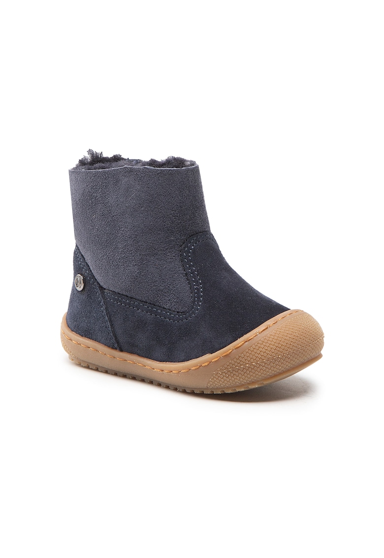 Ghete baieti - 301385974 - Albastru - Piele naturala/Piele intoarsa -