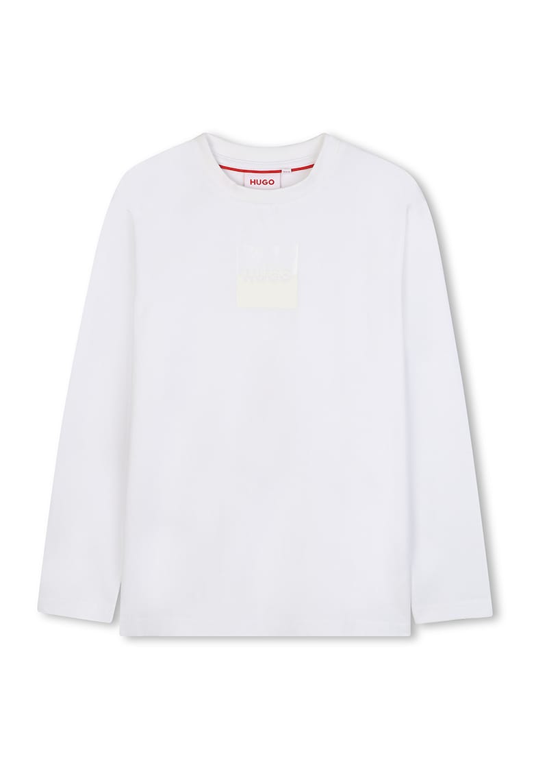 Bluza cu imprimeu logo - Alb