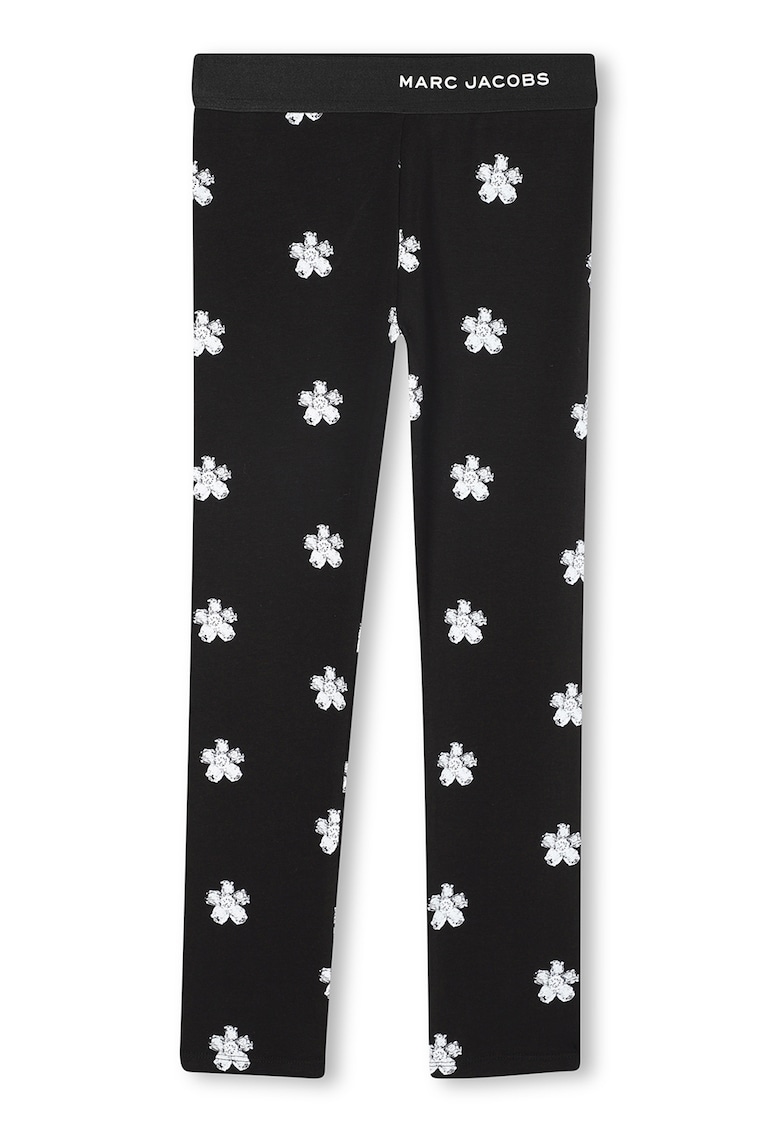 Oferte la Pantaloni regular-fit cu design floral - Negru