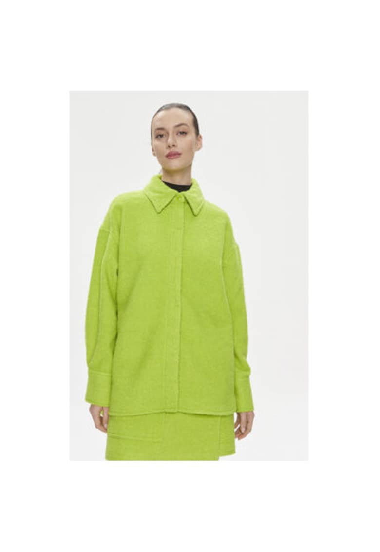 Geaca dama - 303646585 - Poliester/Lana - Verde - Verde