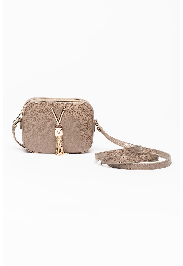 Geanta crossbody de piele ecologica Divina - Maro taupe