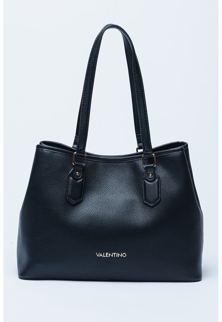 Geanta shopper de piele ecologica Brixton - Negru