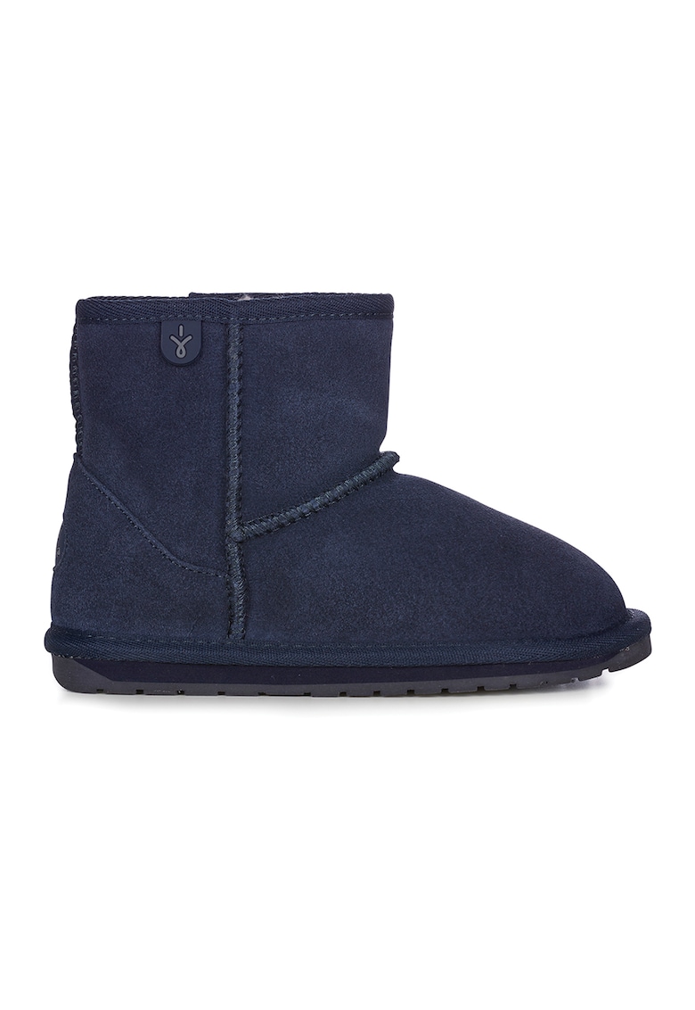 Ghete slip-on de piele intoarsa Wallaby - Bleumarin