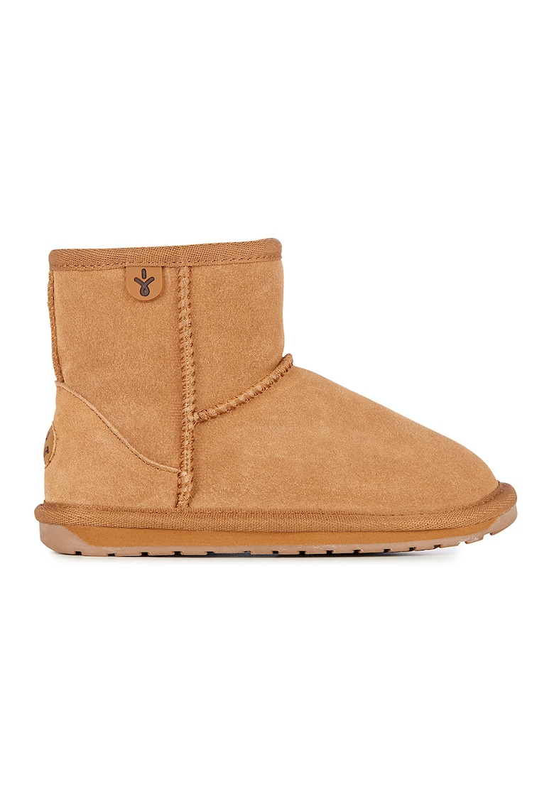 Ghete slip-on de piele intoarsa Wallaby - Maro camel