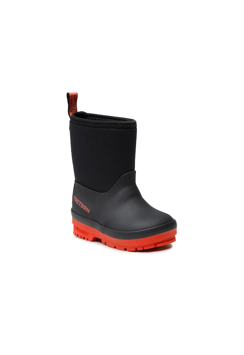Oferte la Cizme de cauciuc baieti  Textil - Negru