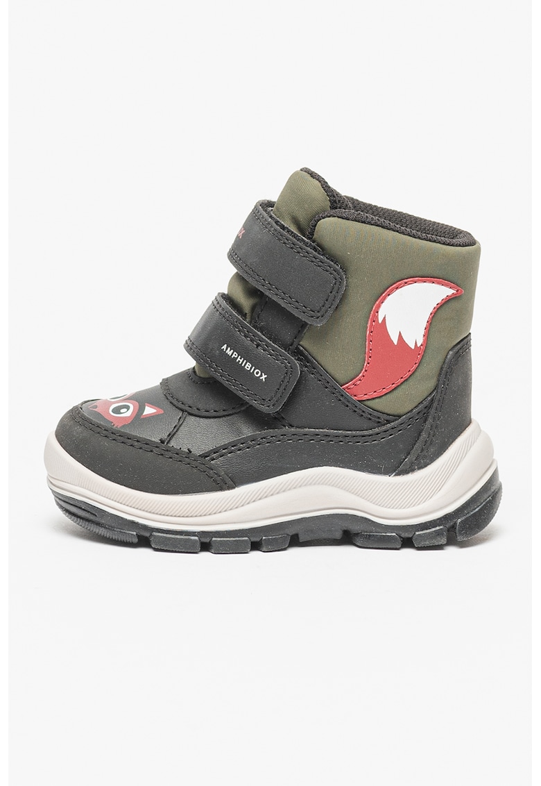 Ghete impermeabile cu inchidere velcro - Verde/Negru