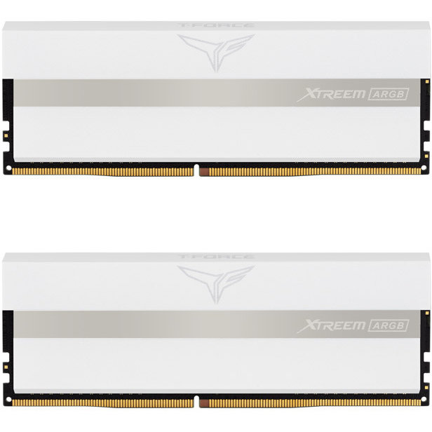Oferte la Memorie T-Force Xtreem ARGB White 16GB (2x8GB) DDR4 3200MHz CL16 1.35V Dual Channel Kit