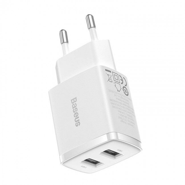 Oferte la Incarcator Compact Quick Charger 2x USB 10.5W Alb