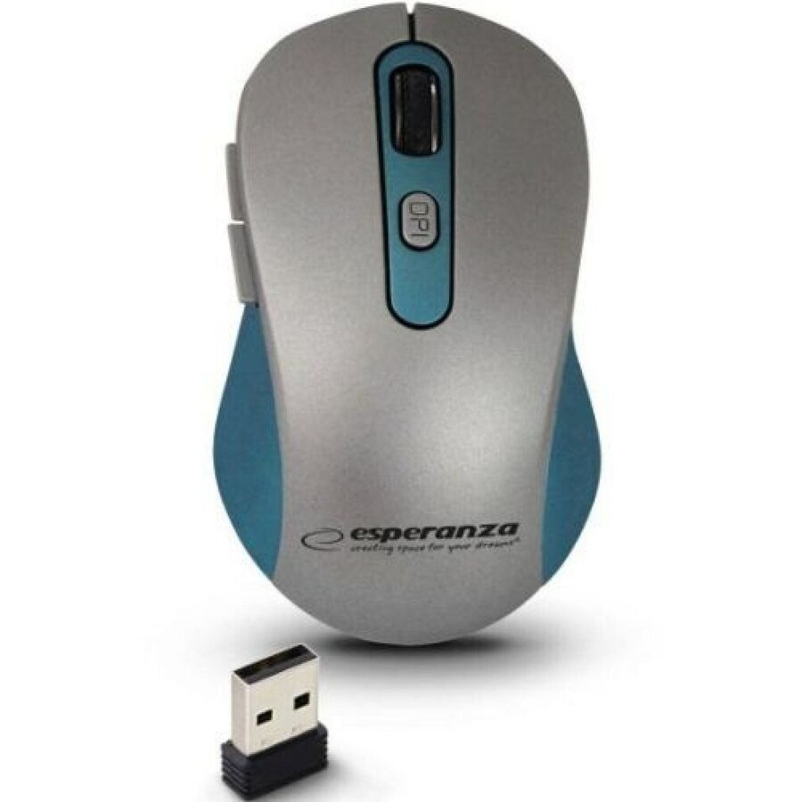 Mouse Wireless Adara EM131B 1600DPI Gri/Albastru