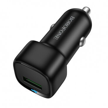 Incarcator Incarcator Auto Borofone BZ34 Cloud 18W 3A 1 x USB-A Negru