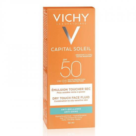 Oferte la Emulsie matifianta pentru fata SPF 50 Capital Soleil Vichy (Gramaj: 50 ml, Concentratie: Emulsie)