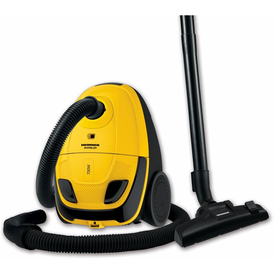 Oferte la Aspirator cu sac Heinner HVC-MTB700YL, 700W, 2L, Sac Textil, Galben