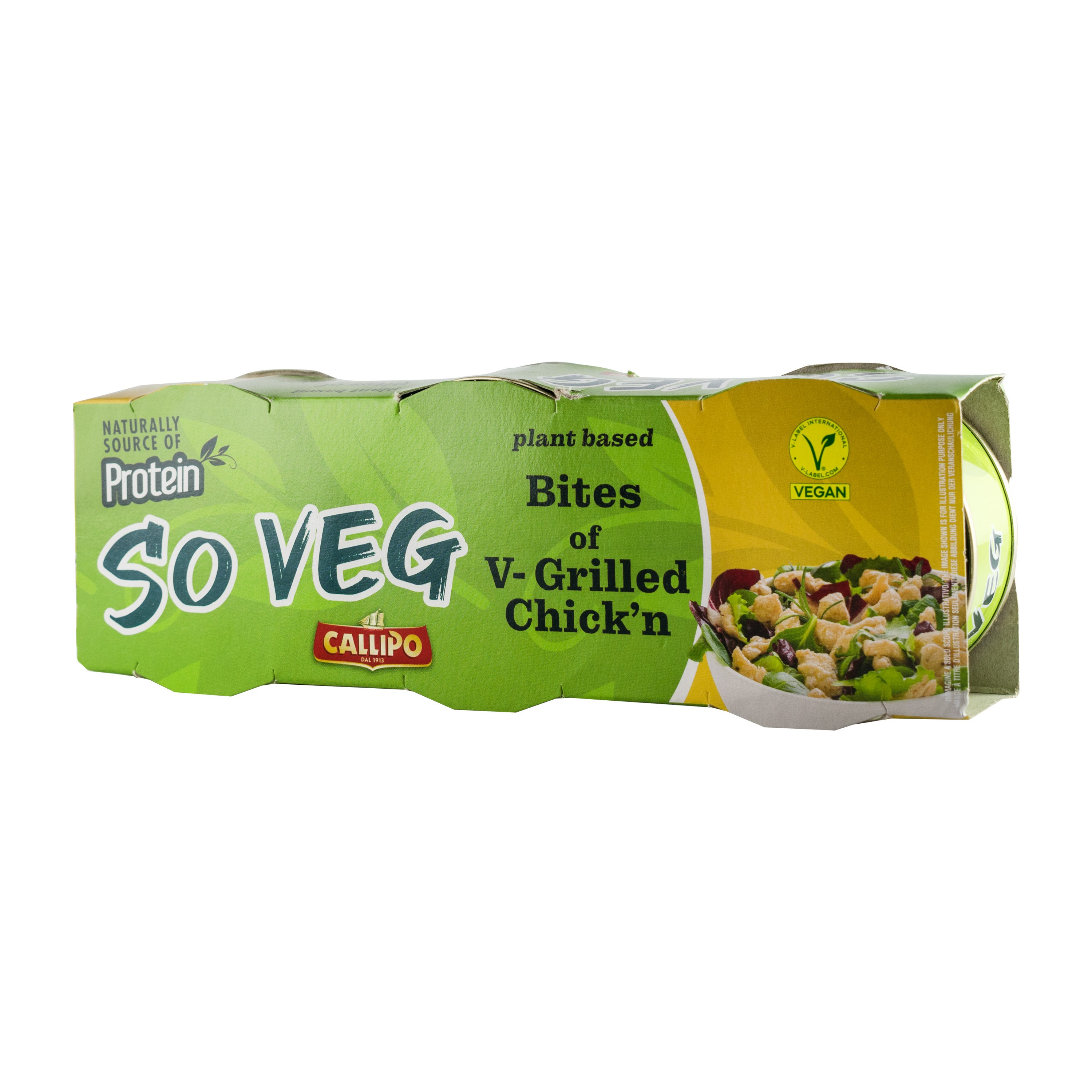 Oferte la Alternativă vegană la carne de pui grill, 3x70g (210g) Callipo So Veg