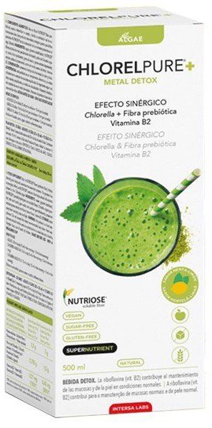Oferte la Chlorelpure + bautura detoxifianta cu aroma de menta si lamaie, 500ml Intersa Labs