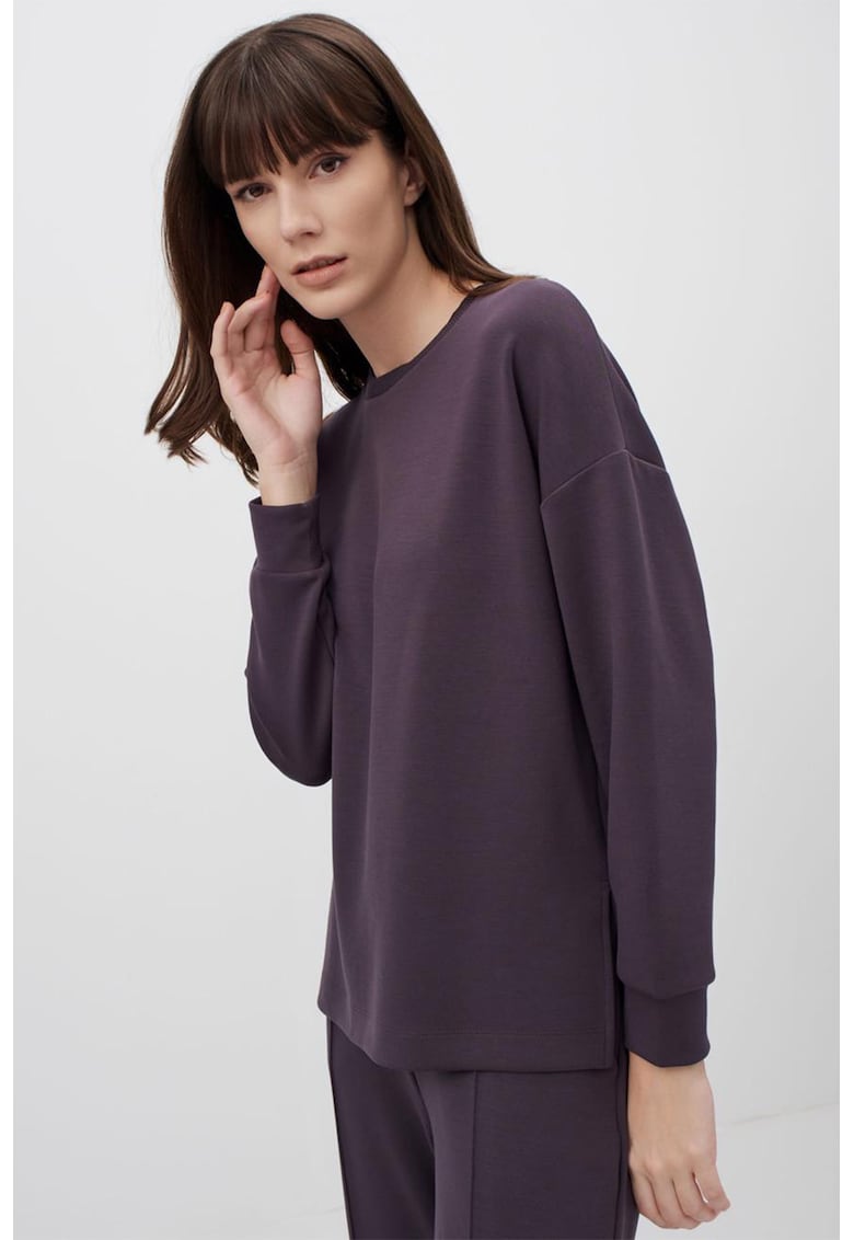 Oferte la Bluza de trening din amestec de modal cu slituri laterale - Gri antracit
