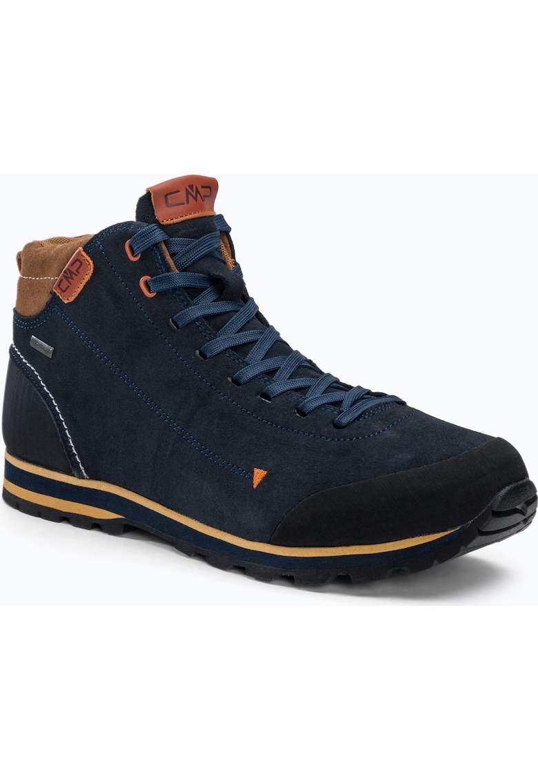 Ghete de trekking pentru barbati - Piele naturala/Poliester - Bleumarin -
