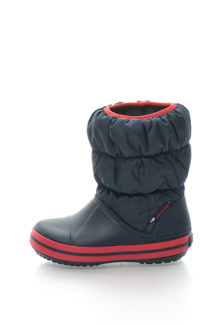 Cizme de iarna cu vatelina - Rosu/Bleumarin