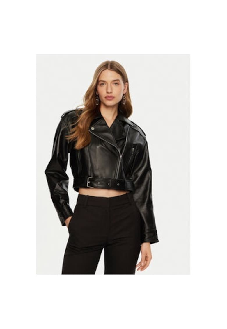 Oferte la Geaca dama -  304991257 - Piele naturala - Negru - Negru