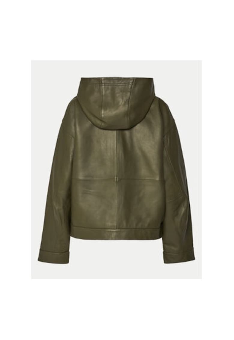 Oferte la Geaca dama -  305214362 - Piele naturala - Verde - Verde