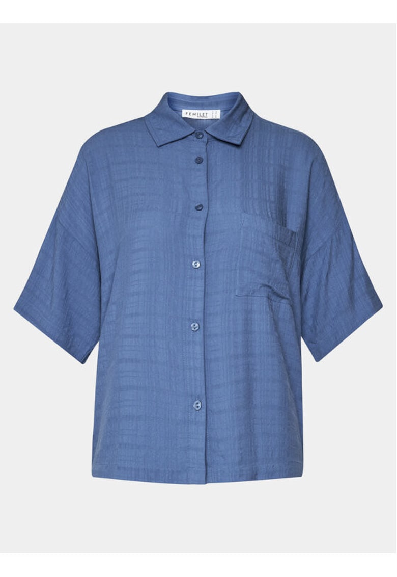 Camasa de noapte dama -  303817718 - Viscoza - Albastru