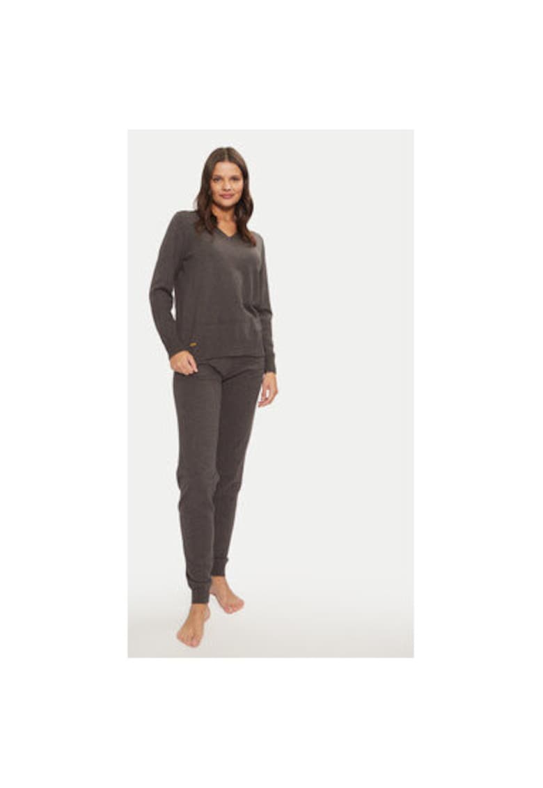Pijama dama - 304525247 - Acril/Poliester/Viscoza - Gri