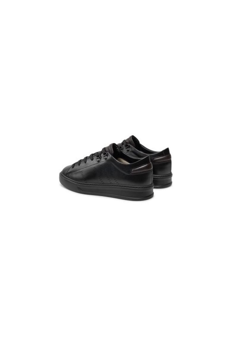 Oferte la Pantofi sport barbati  304524615 - Piele naturala - Negru - Negru