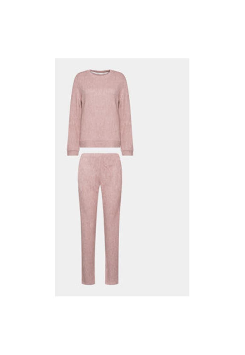 Pijama dama - 302994144 - Viscoza/Poliester - Roz