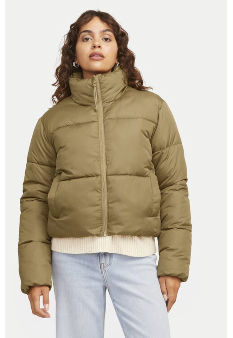 Geaca dama - 304517617 - Poliester - Maro - Maro