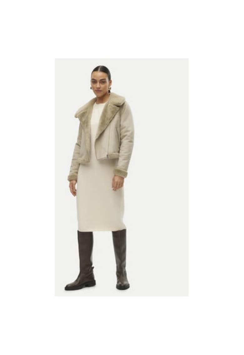 Cojoc dama - 304509247 - Poliester - Gri - Gri