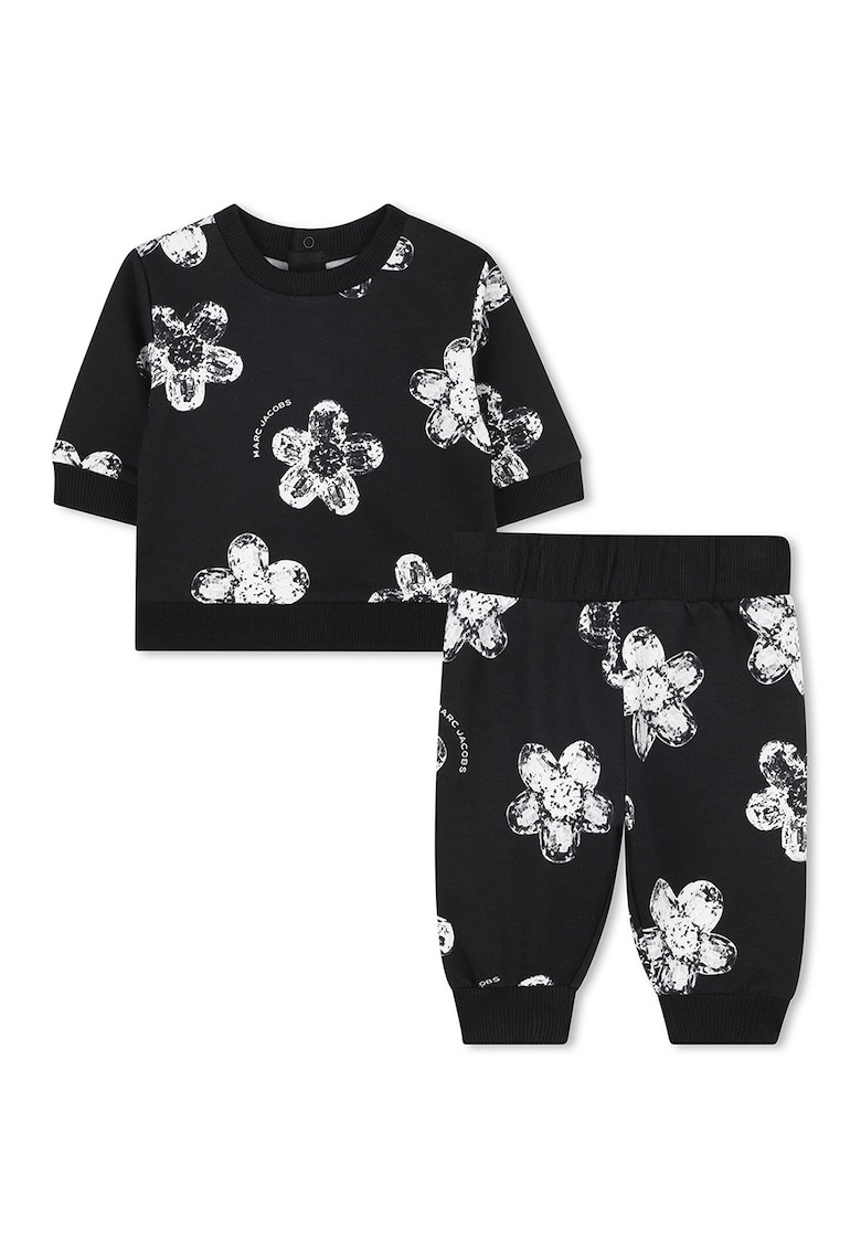 Oferte la Set de pantaloni si bluza cu imprimeu - 2 piese - Alb/Negru