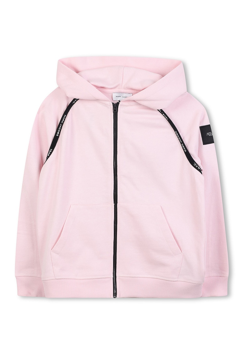 Oferte la Hanorac din bumbac cu fermoar - Roz pastel