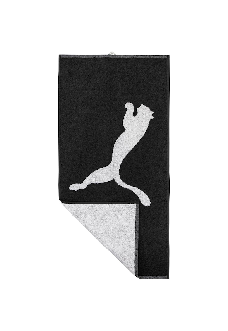 Prosop unisex Team Towel Large 70x140 - Negru