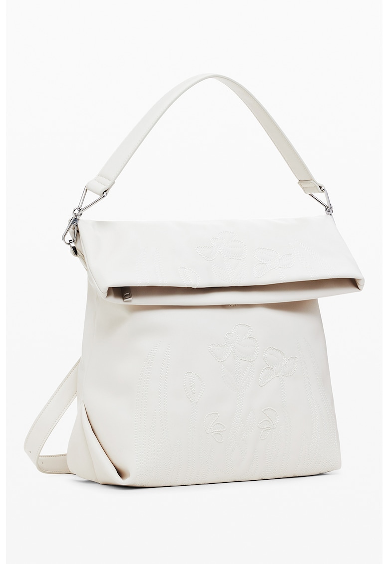 Oferte la Rucsac din piele ecologica - Alb fildes