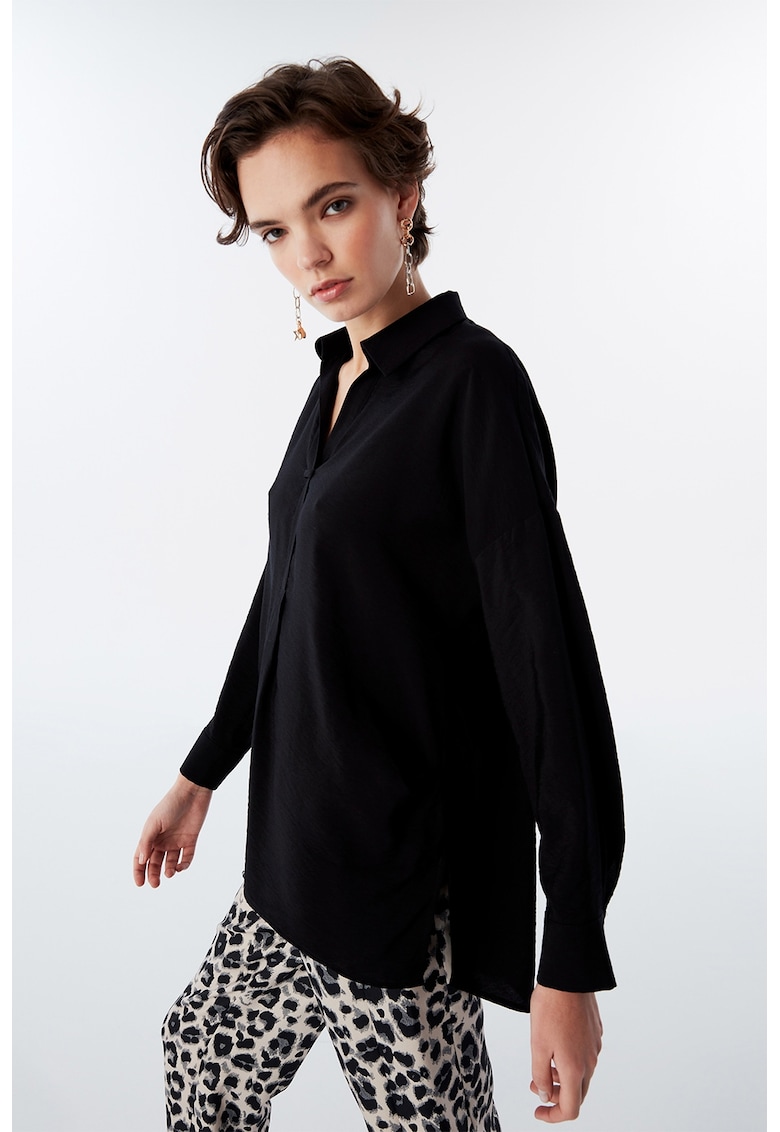 Oferte la Bluza-tunica lejera - Negru