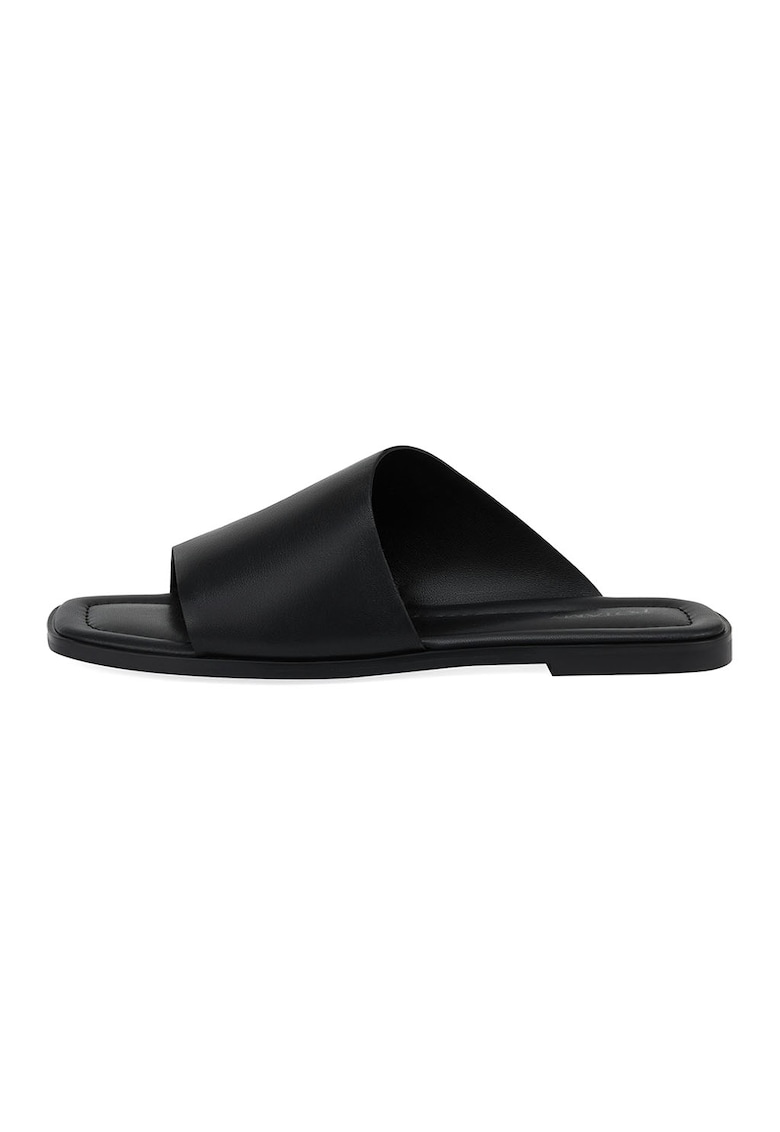Oferte la Papuci de piele - Negru